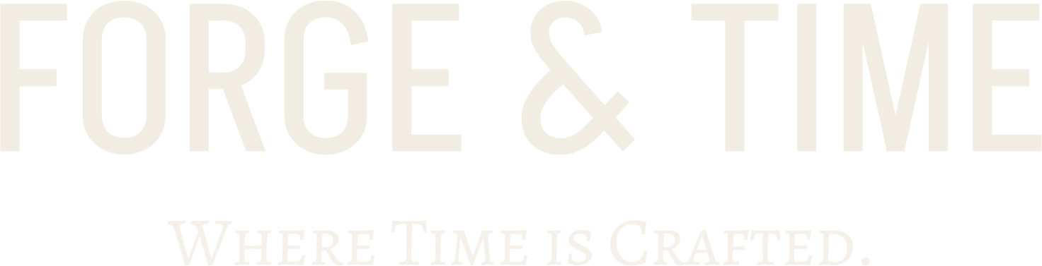 Forge & Time — Where Time is Crafted.